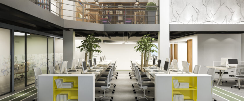 business meeting and working room on office building